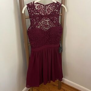LuLu’s Dark Red Dress